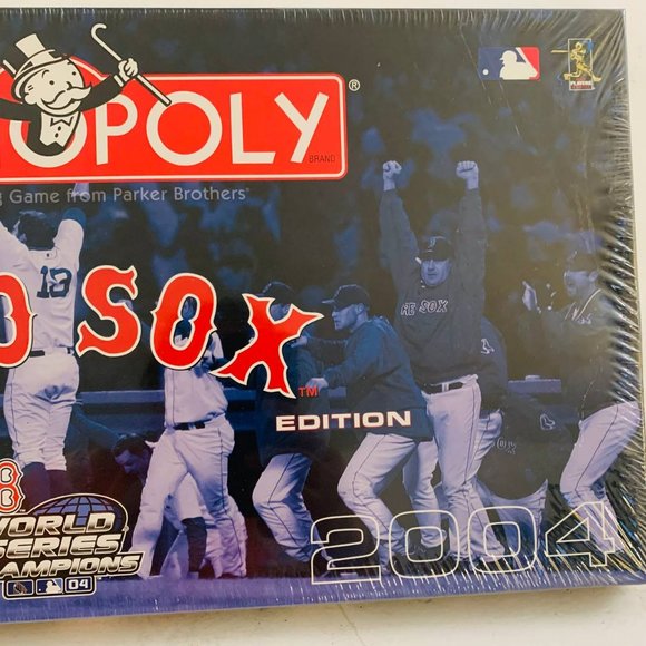 Vintage Monopoly Red Sox Edition Board Game World Series Champions New Sealed - Picture 3 of 7